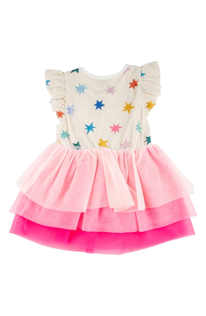 Miki Miette Clementine Star Print Tulle Dress, Alternate, color, 