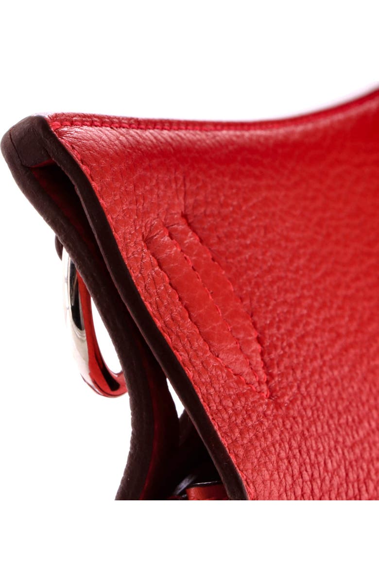 Pre-Owned Hermes Jypsiere Bag Clemence 34, Alternate, color, Rouge Casaque