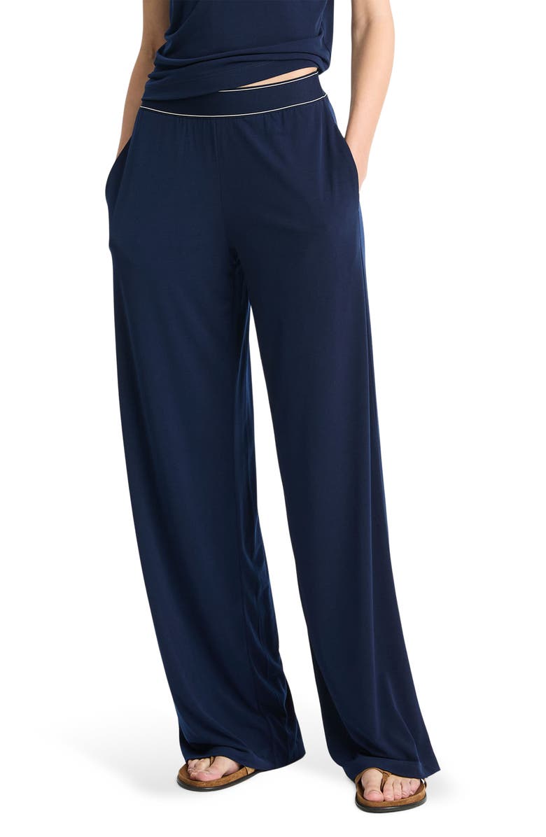 Vince Pull-On Jersey Pants, Main, color, Navy