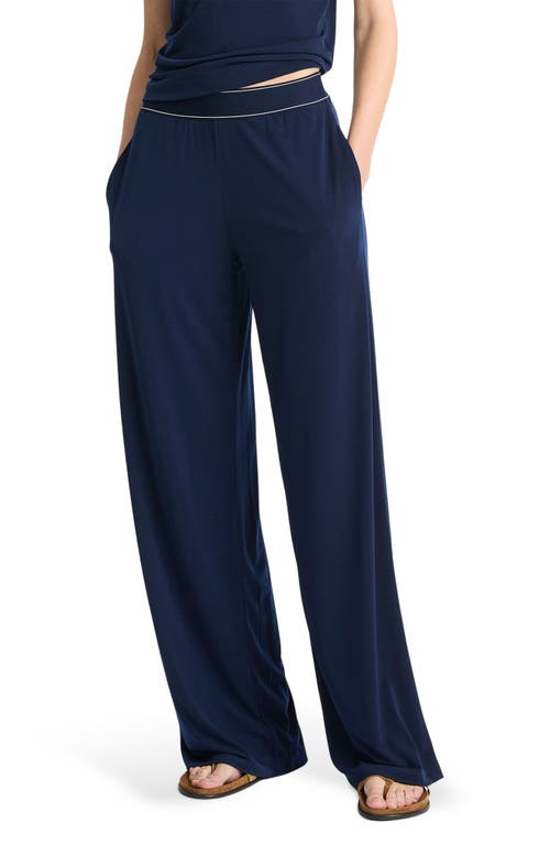 Vince Knit Pull-on Pants In Navy