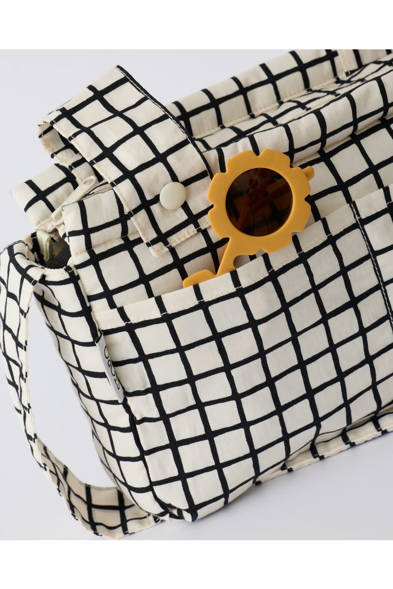 Stroller Party Caddy Bag, Alternate, color, Black Grid