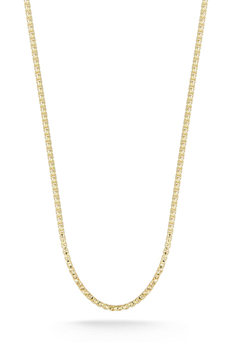 GLAZE JEWELRY Box Chain Necklace, Main, color, 