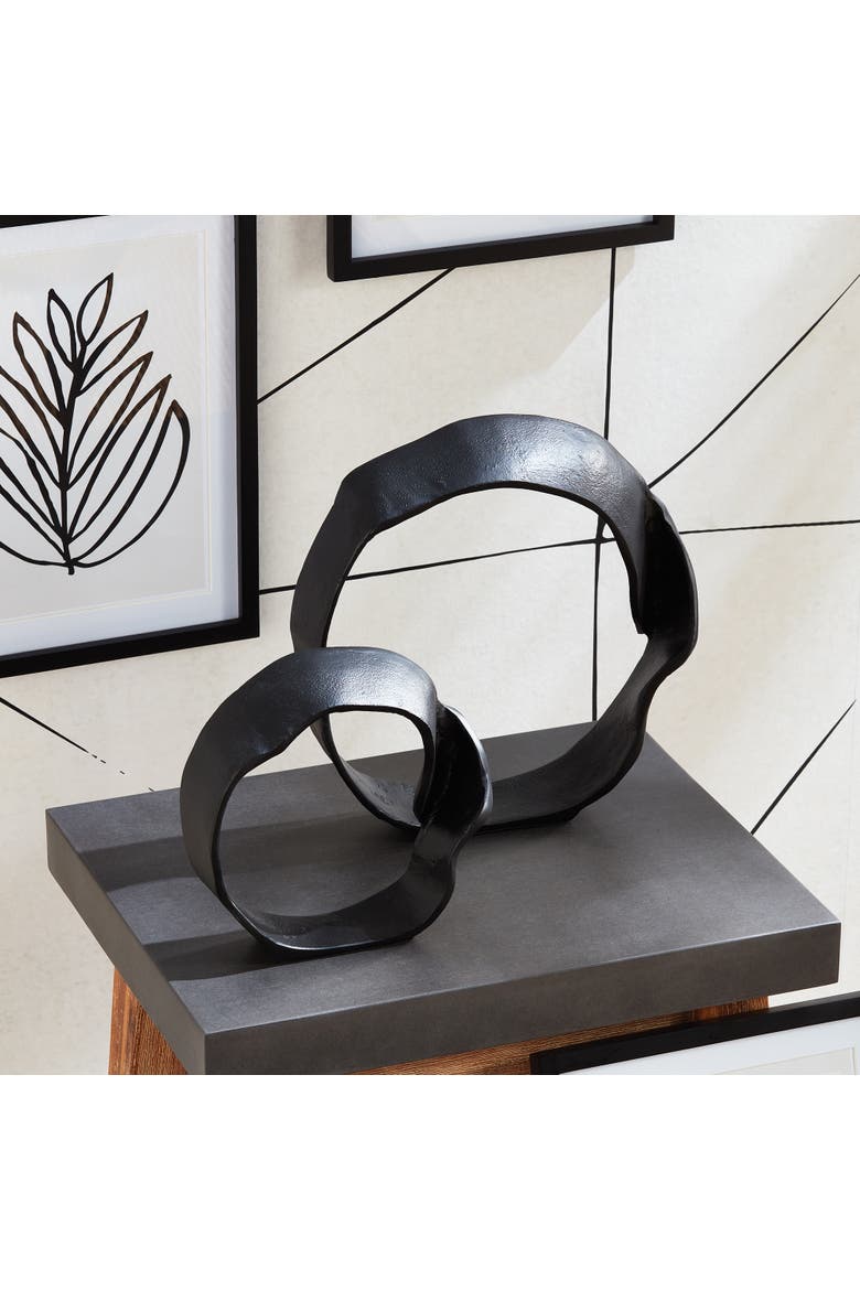 Rowan Sculptures Set of 2, Alternate, color, Black