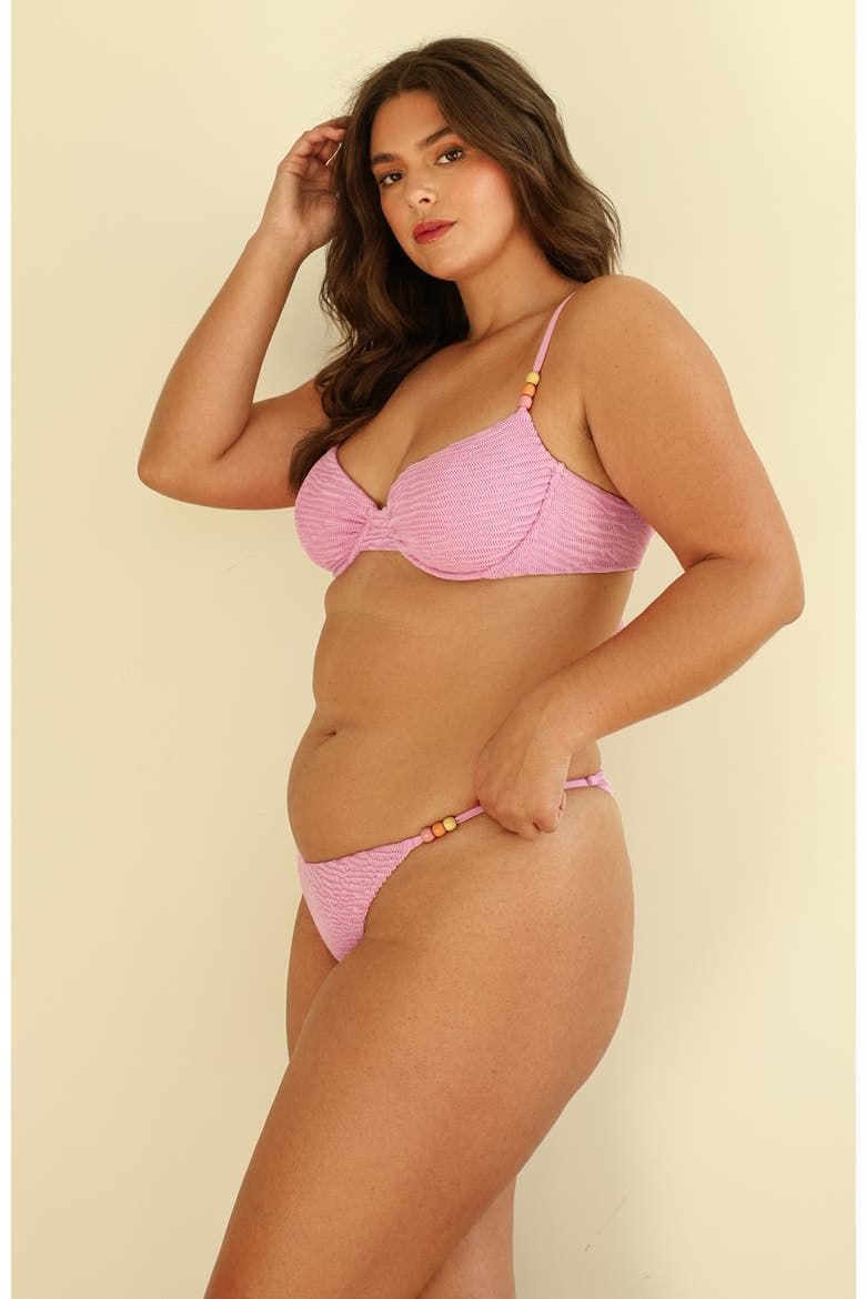 Costa Underwire Bikini Top, Alternate, color, Bloom