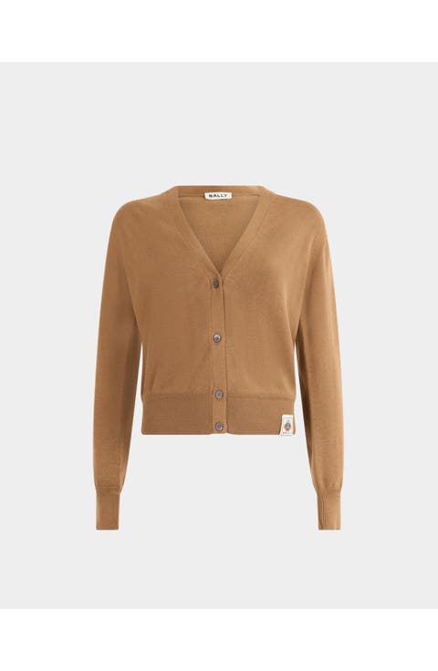 Cardigan in Cotton and Silk