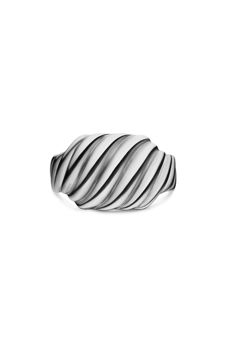 David Yurman Sculpted Cable Contour Ring, Main, color, 