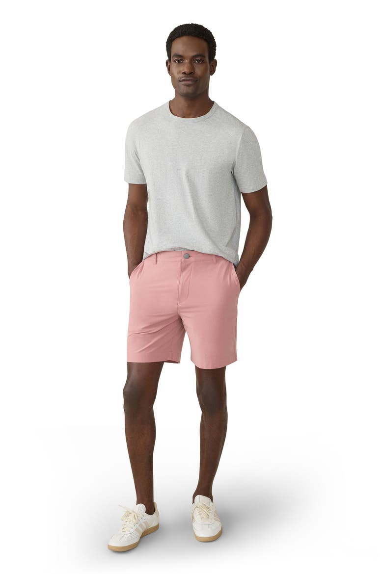 All Day 7-Inch Water Repellent Shorts, Alternate, color, ROSE RED