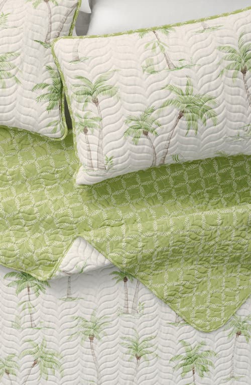 Woven & Weft Coastal Print Cotton Quilt & Sham Set In Seacoast Memories