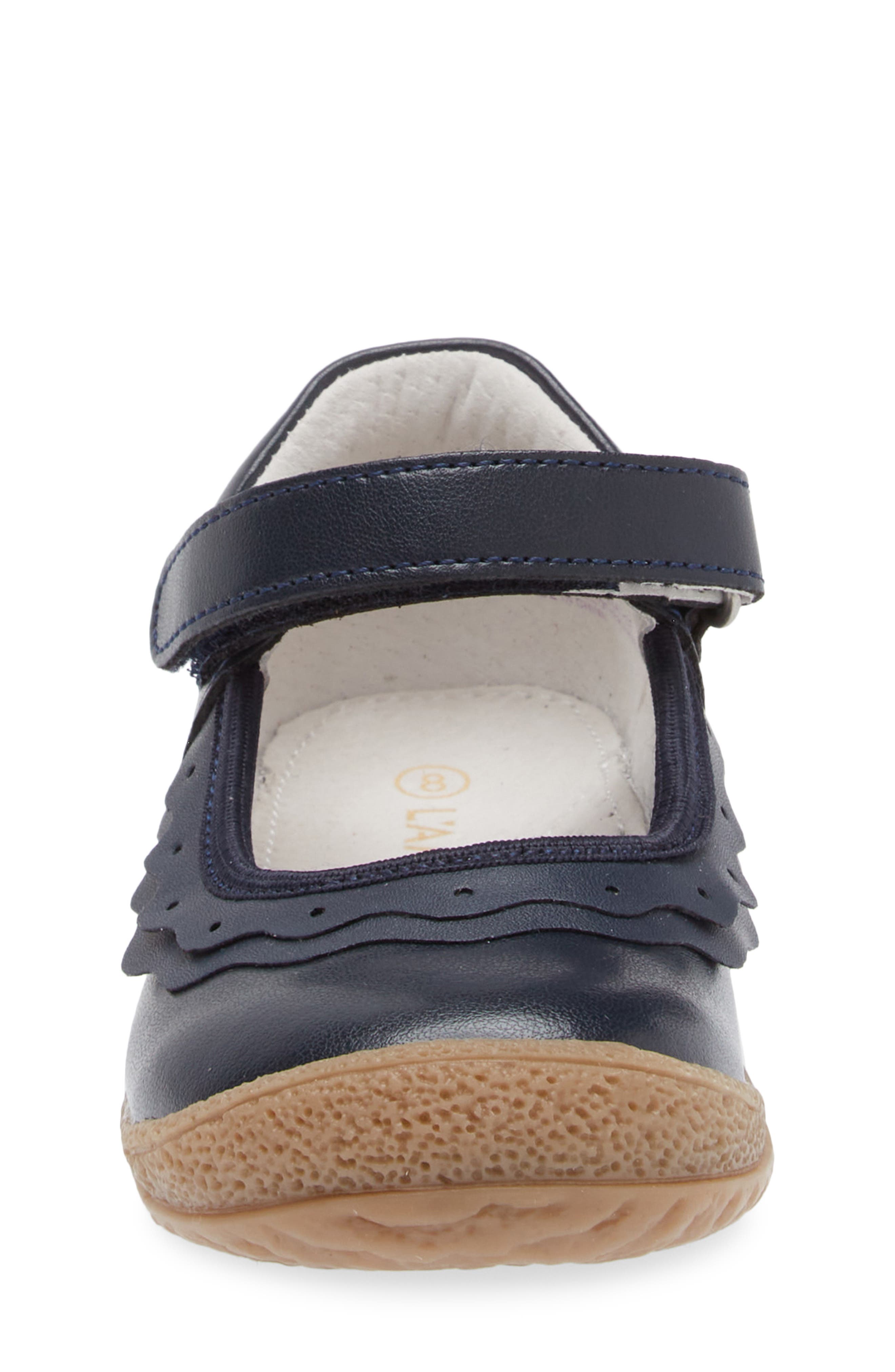 L'AMOUR Kids' Paige Ruffle Mary Jane, Alternate, color, Navy