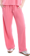 Wilt Crochet Trim Wide Leg Pant