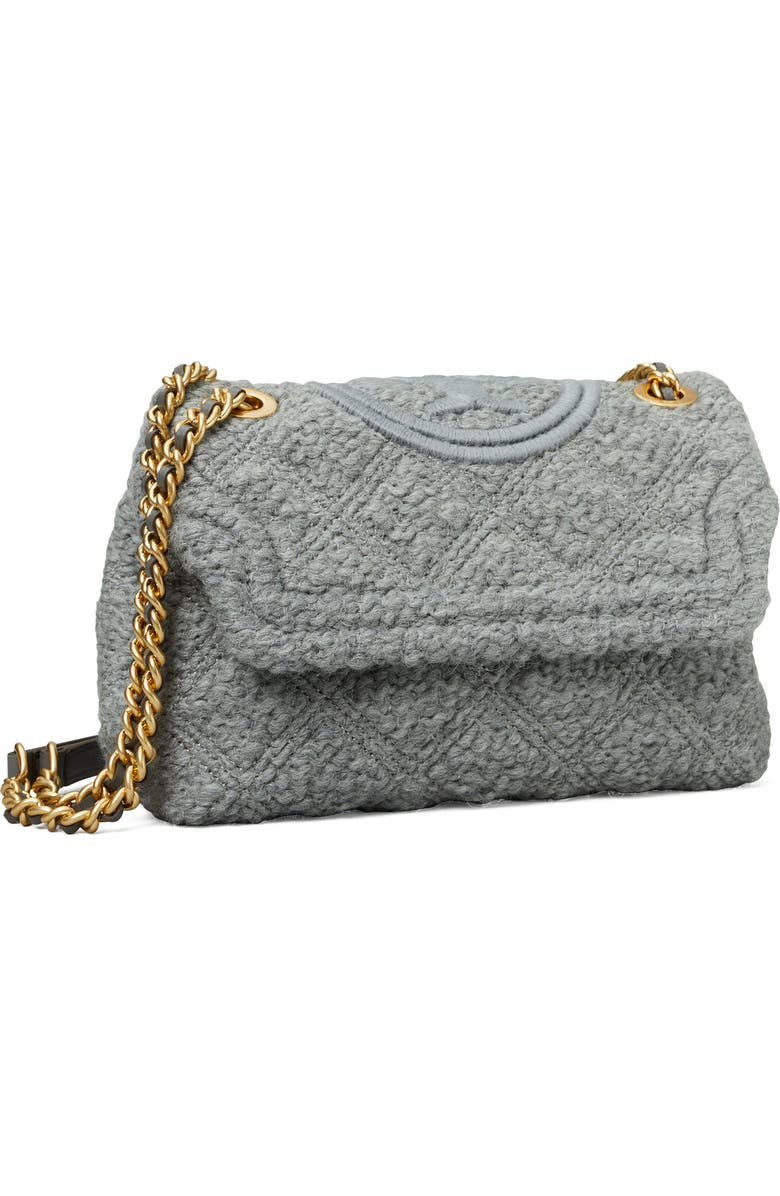 Tory Burch Small Fleming Convertible Wool Blend Bouclé Crossbody Bag, Alternate, color,