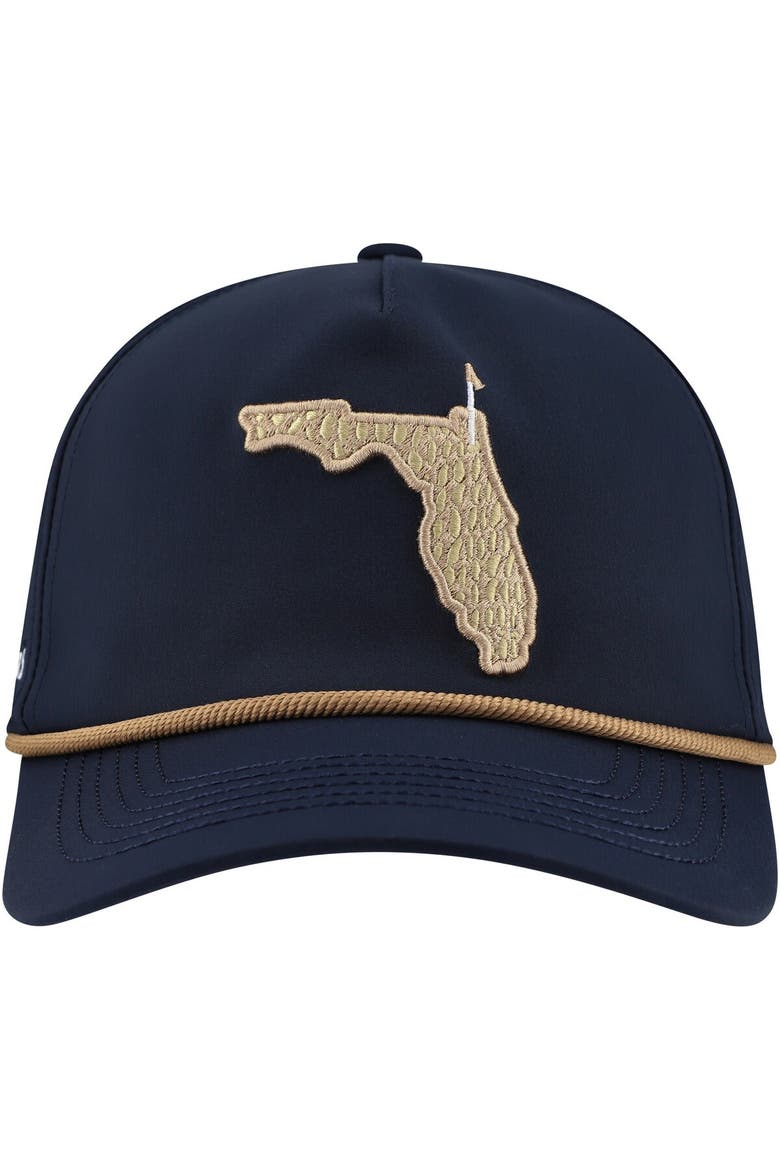 Men's Puma Navy THE PLAYERS 904 Rope Flexfit Adjustable Hat, Alternate, color, Navy