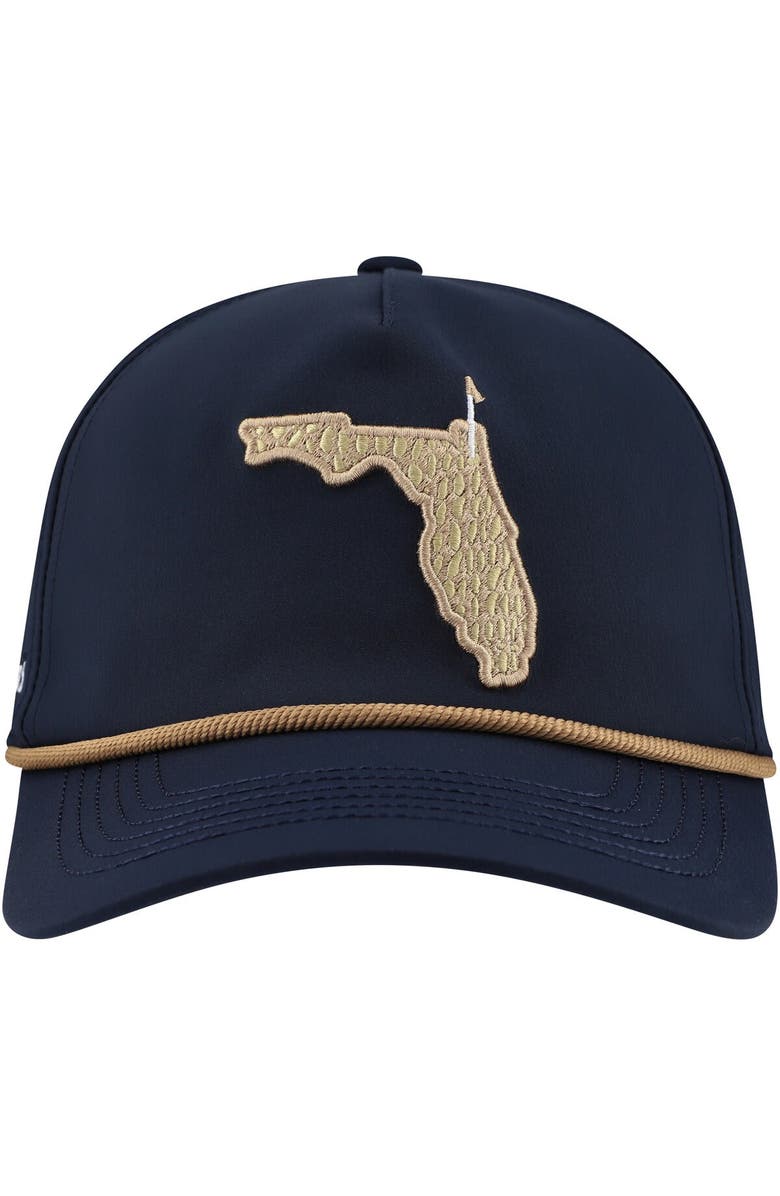 PUMA Men's Puma Navy THE PLAYERS 904 Rope Flexfit Adjustable Hat, Alternate, color, Navy