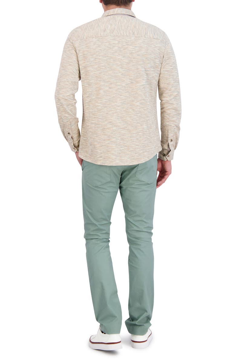 Robert Graham Strorrs Space Dye Knit Button-Up Shirt, Alternate, color, 