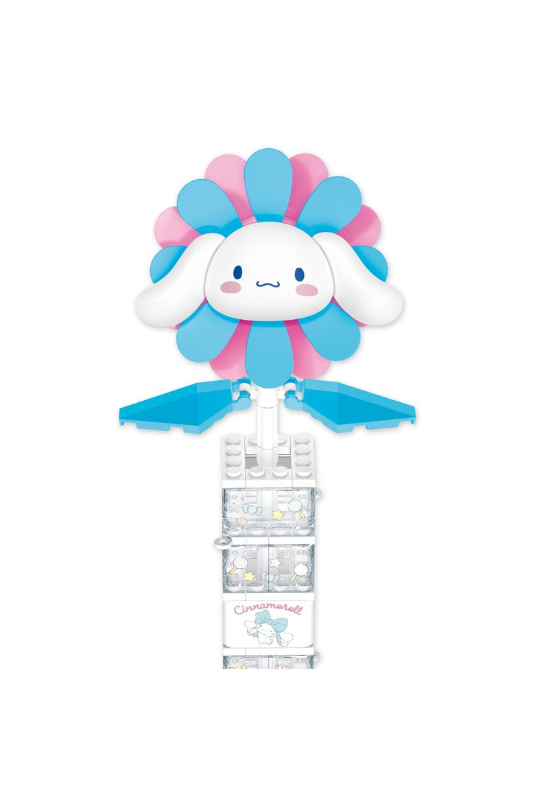 Hello Kitty Cinnamoroll Flower & Vase Building Set, Alternate, color, Blue