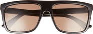 Gucci 59mm Flat Top Sunglasses