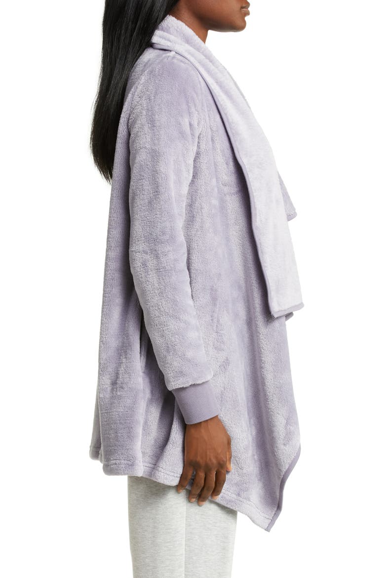 Orla Double Face Fleece Drape Jacket, Alternate, color, CLOUDY GREY