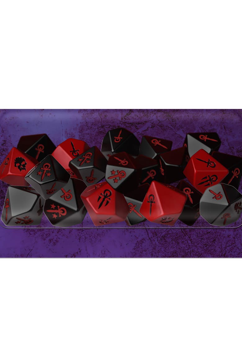 Vampire The Masquerade Dice Set - Roleplaying Game, Alternate, color, Black
