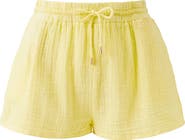 Melissa Odabash Abbie Cotton Gauze Cover-Up Shorts