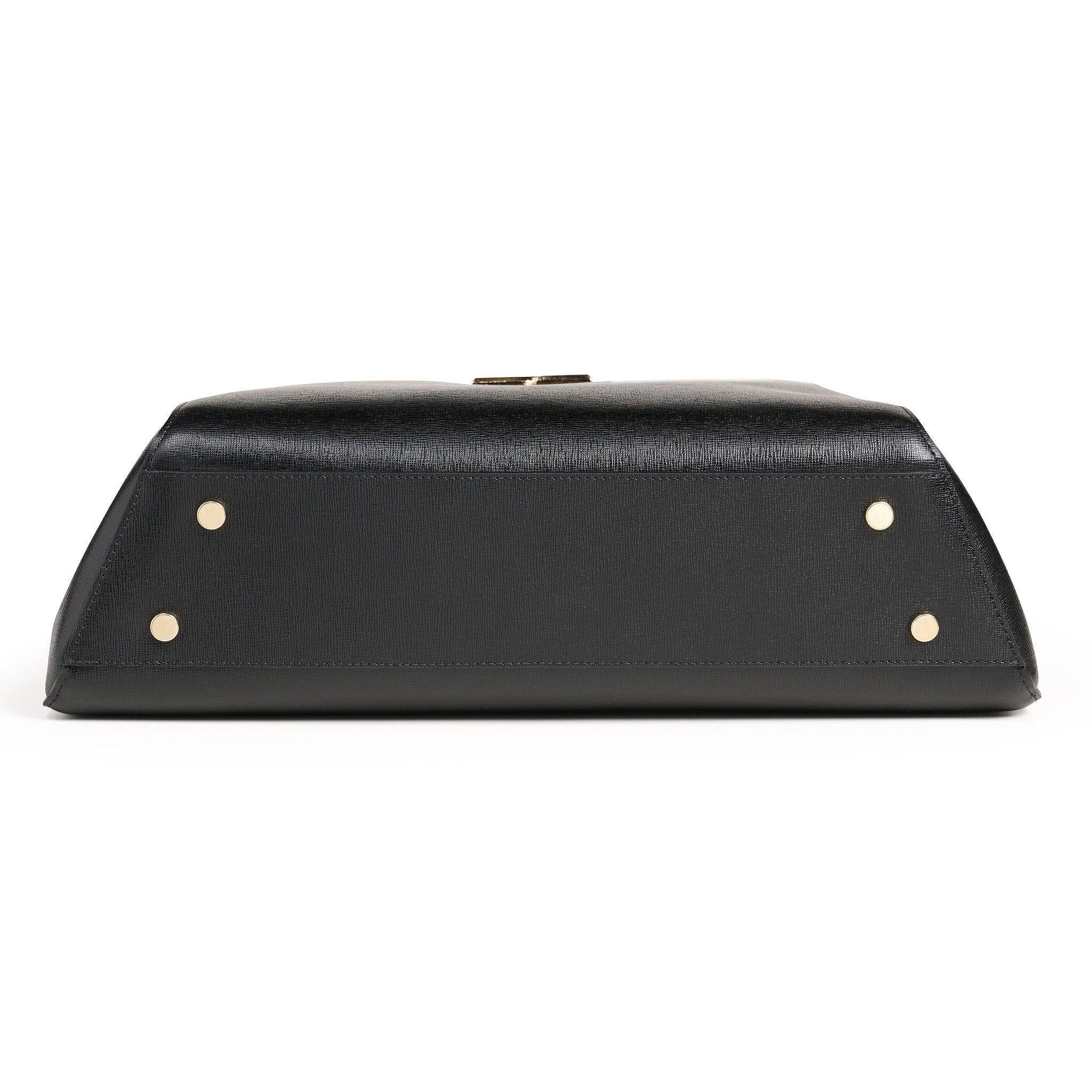 DESERI Rosa Handbag, Alternate, color, Black