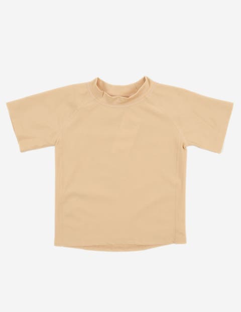 Kids Short Sleeve Rash Guard, UPF 50+ Swim Shirt