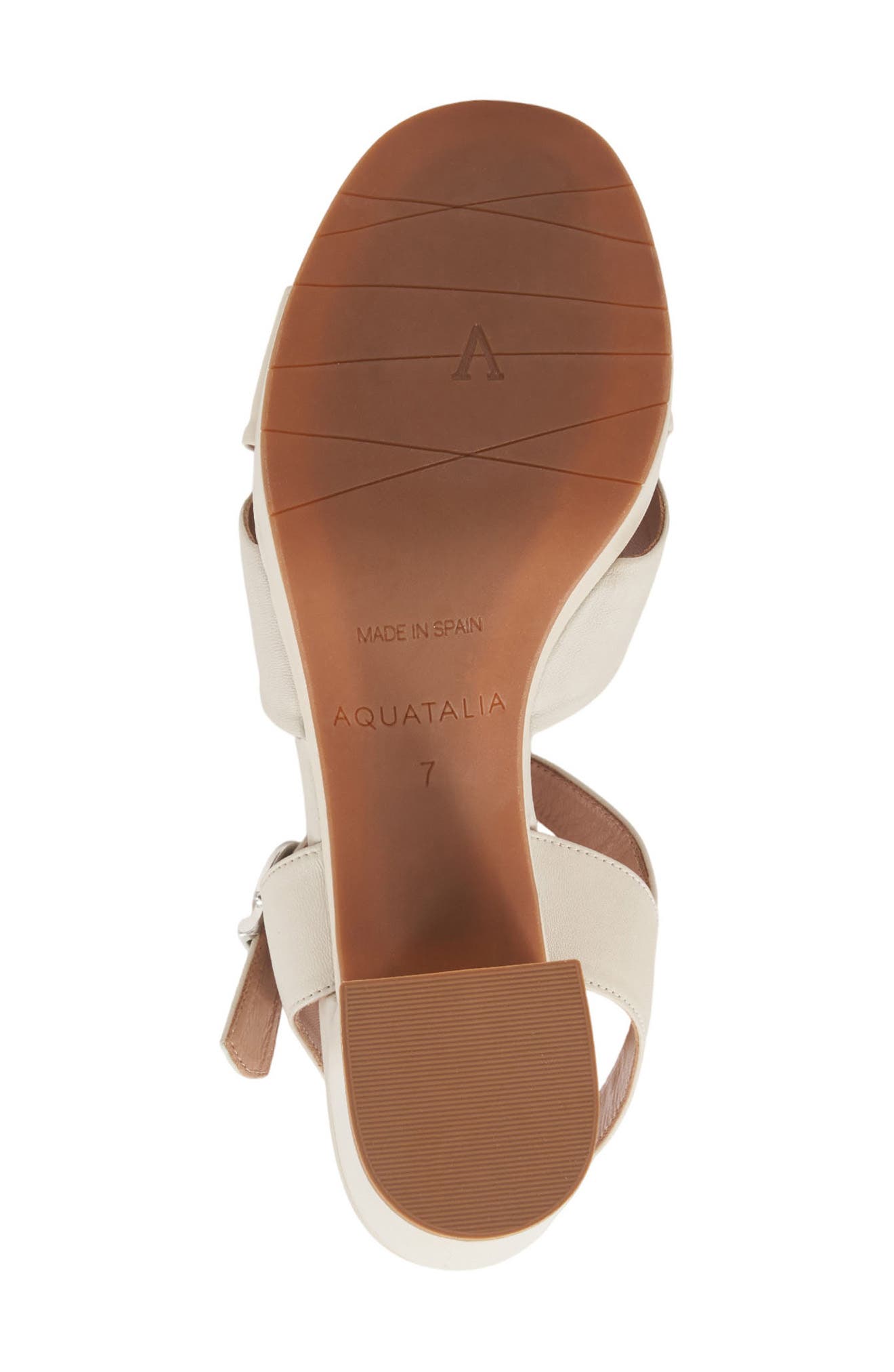 Aquatalia Mianna Platform Sandal, Alternate, color, Off White