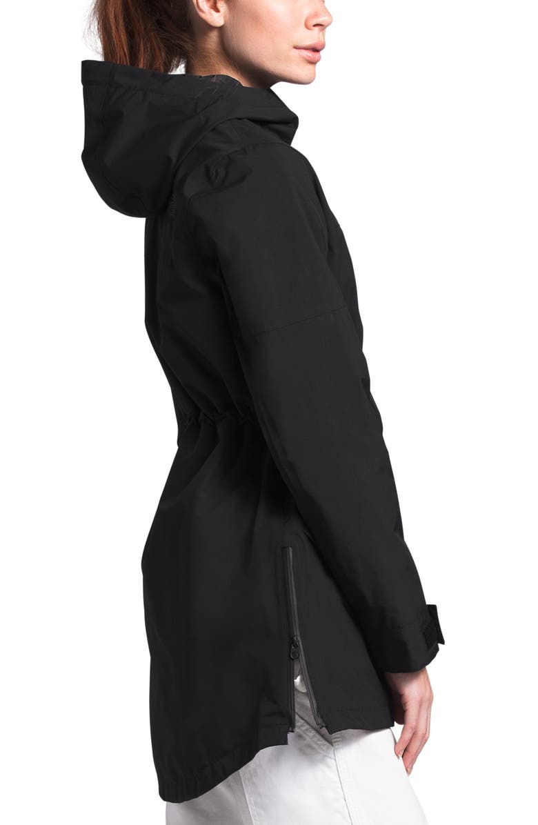 The North Face Metroview Trench Water Repellent & Windproof Rain Coat, Alternate, color, 