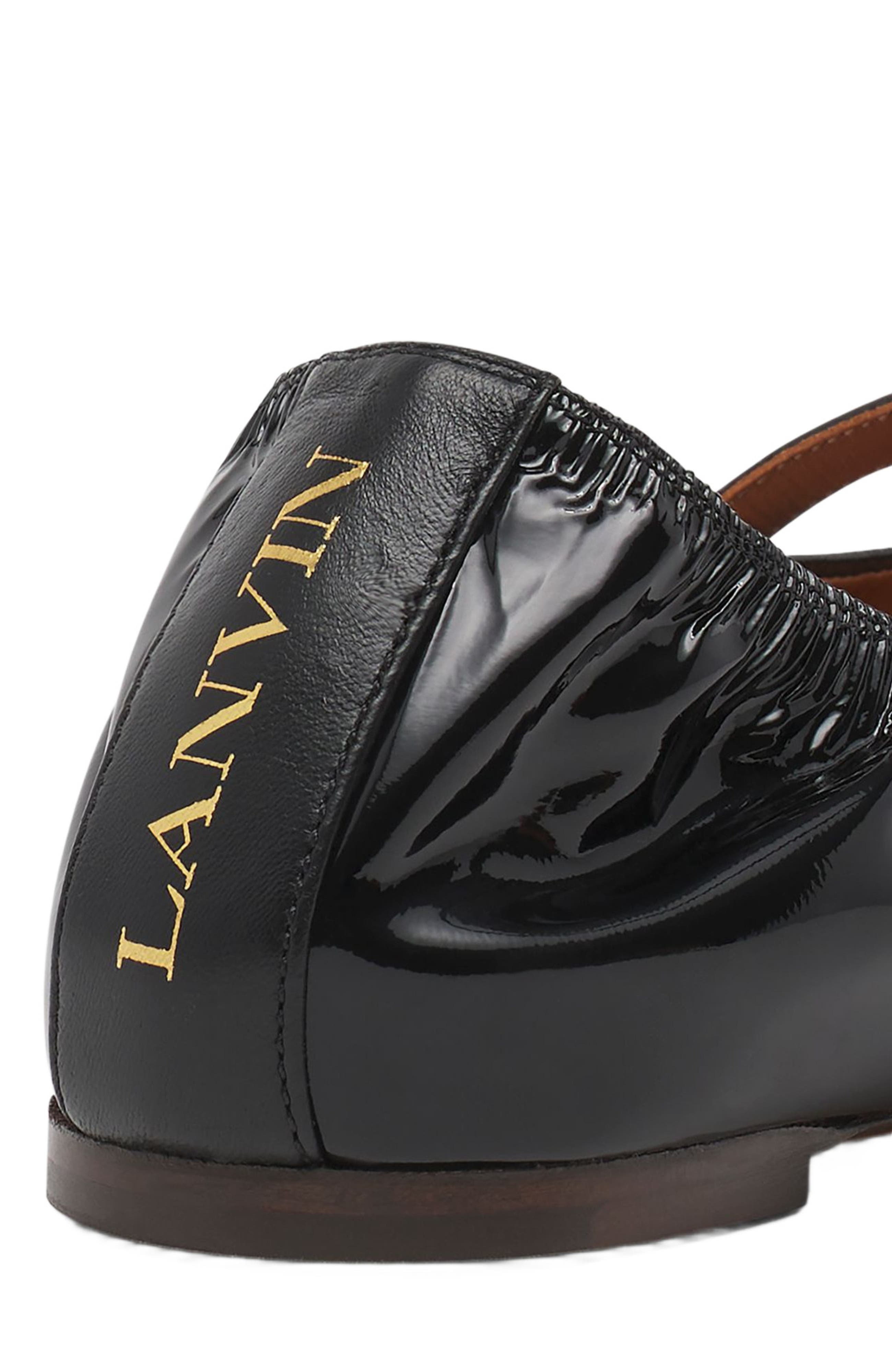 Lanvin MARY JANE IN GLOSSY LEATHER, Alternate, color, 