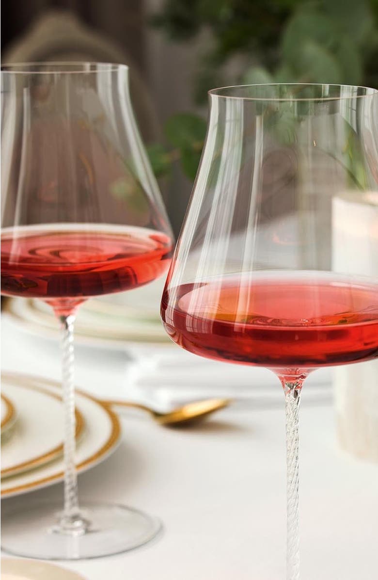 Togas Roanna Wine Glasses, Alternate, color, White