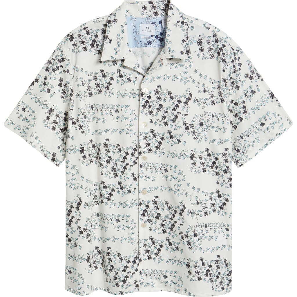 PAUL SMITH PAUL SMITH CASUAL FIT FLORAL BUTTON-UP SHIRT