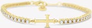 Rizen Jewelry Luminous Cross Tennis Bracelet
