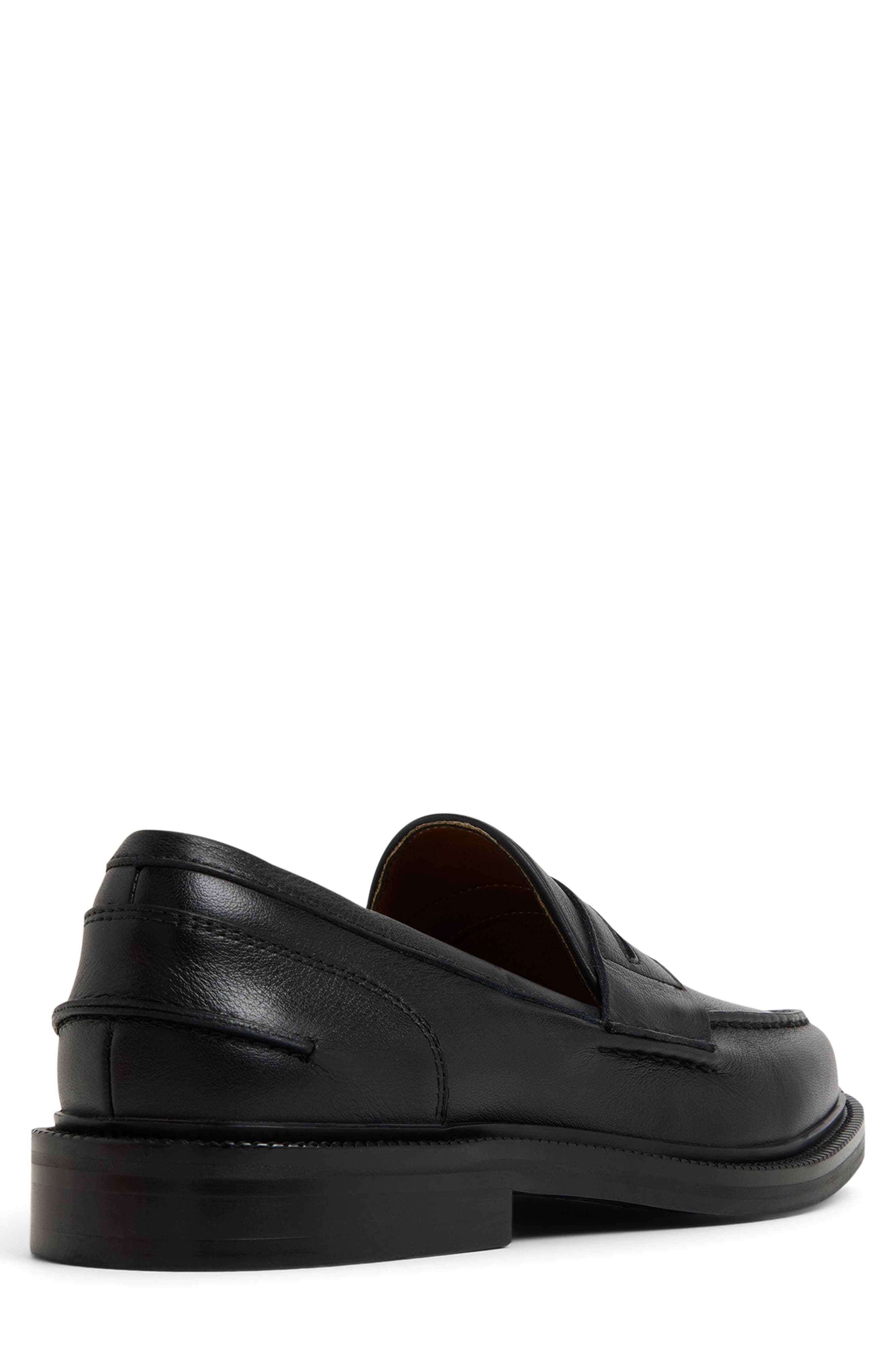 ALDO Buckley Penny Loafer, Alternate, color, Open Black
