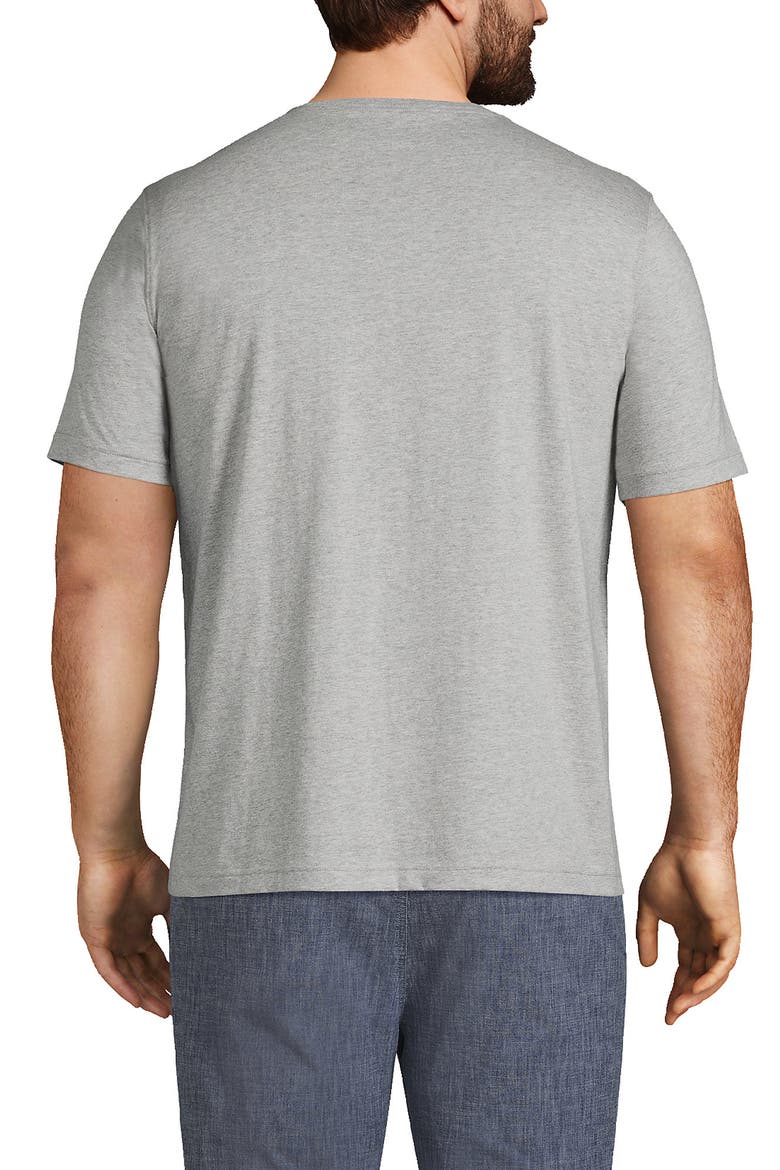 Short Sleeve Super-T Henley, Alternate, color, Gray Heather