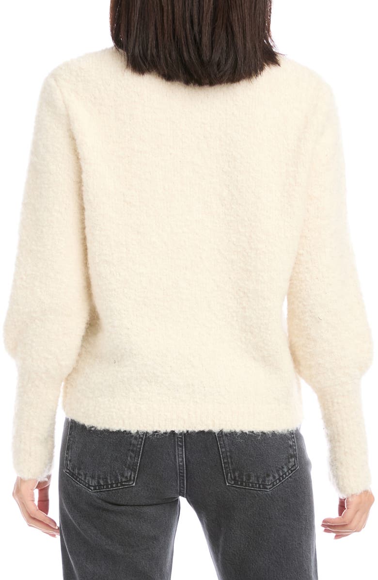 FIFTEEN TWENTY Bouclé Crewneck Sweater, Alternate, color,