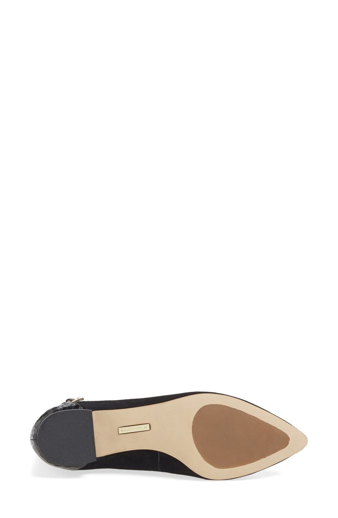 Louise et Cie 'Barry' Ankle Strap Flat, Alternate, color, 