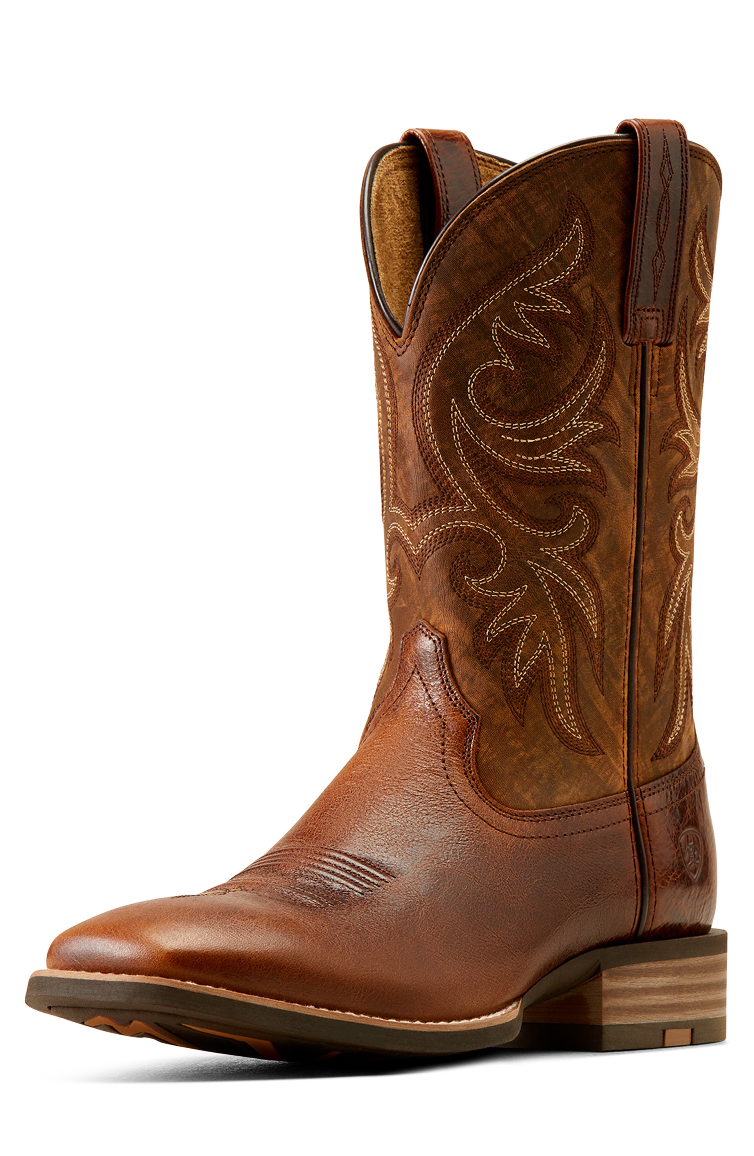 Ariat Slingshot Square Toe Cowboy Boot, Alternate, color, Beasty Brown