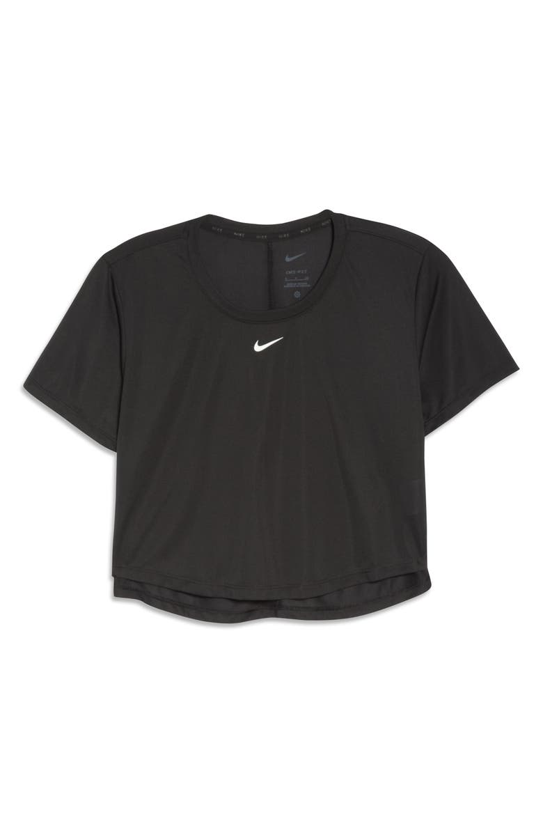 Nike Dri-FIT One Crop T-Shirt, Alternate, color, 