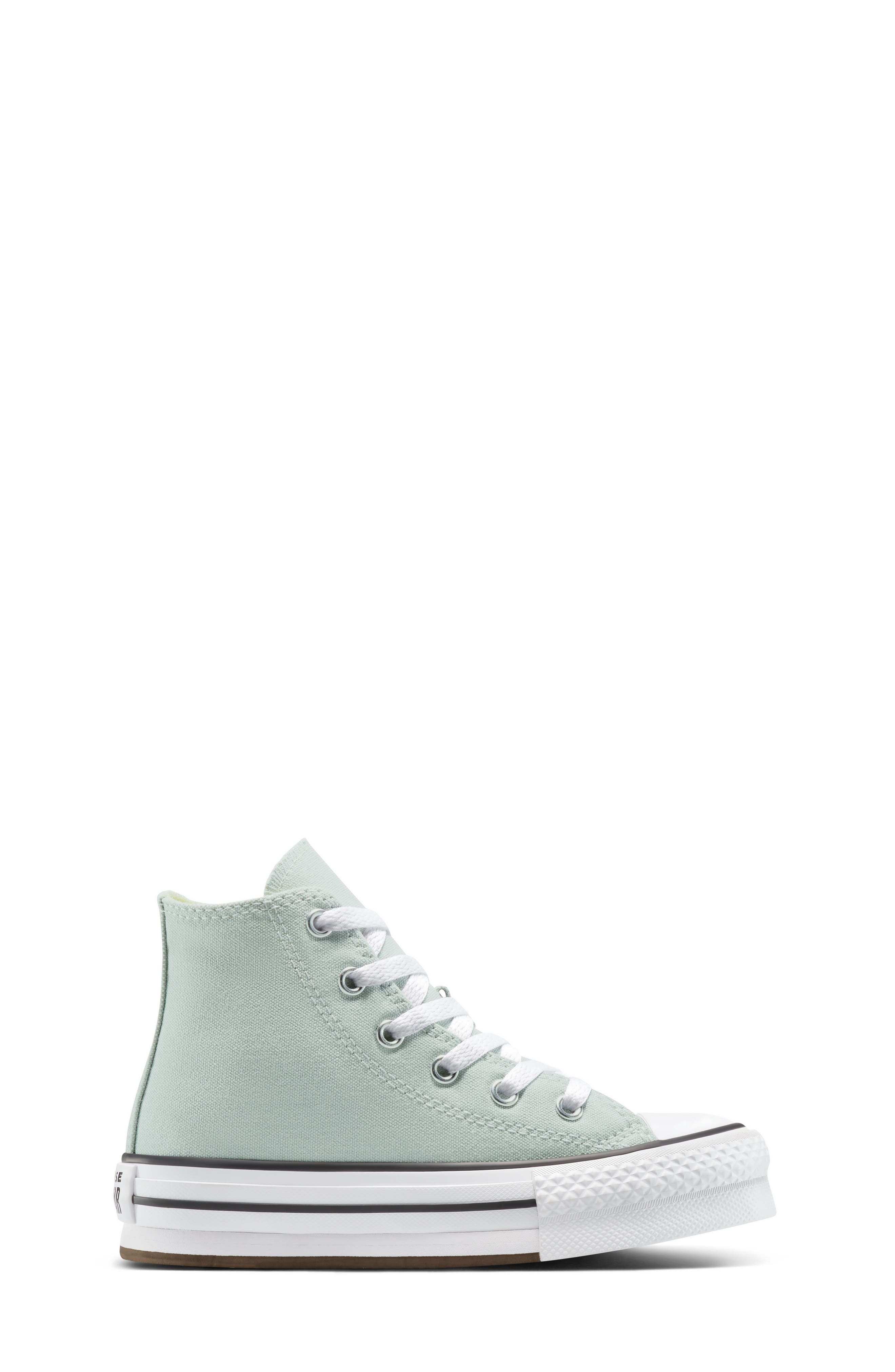 Converse Chuck Taylor<sup>®</sup> All Star<sup>®</sup> Lift High Top Sneaker, Alternate, color, Rainwashed Grey/ White