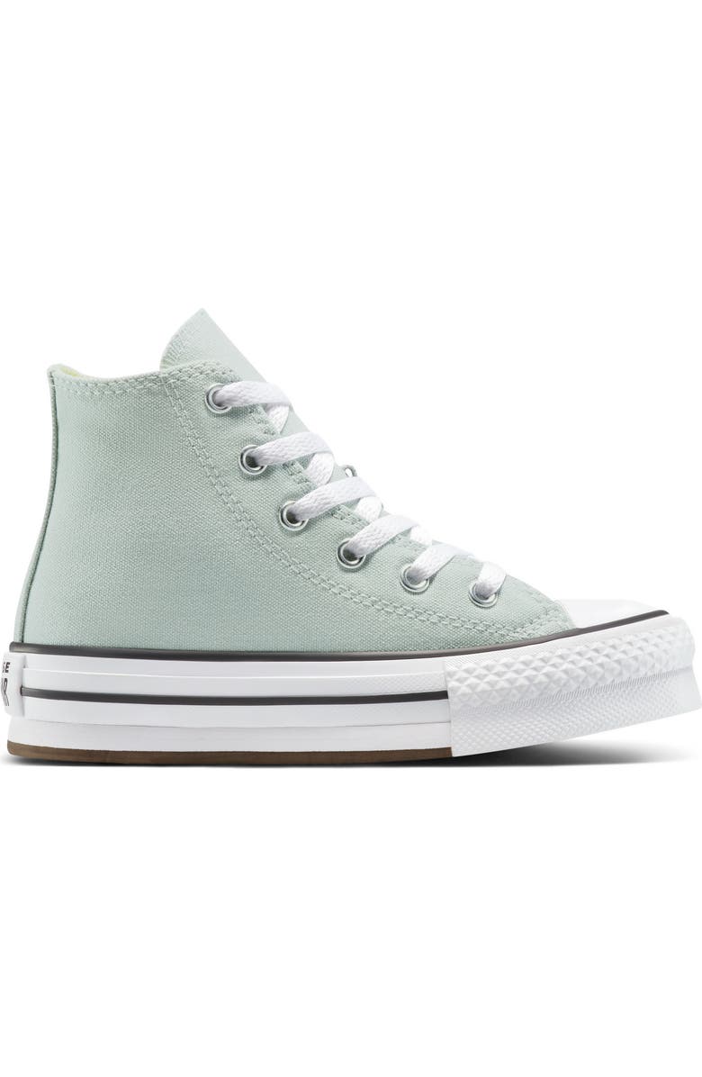 Converse Chuck Taylor<sup>®</sup> All Star<sup>®</sup> Lift High Top Sneaker, Alternate, color, Rainwashed Grey/ White