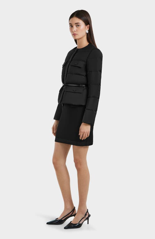 Rudsak Quilted Light Down Jacket In Black