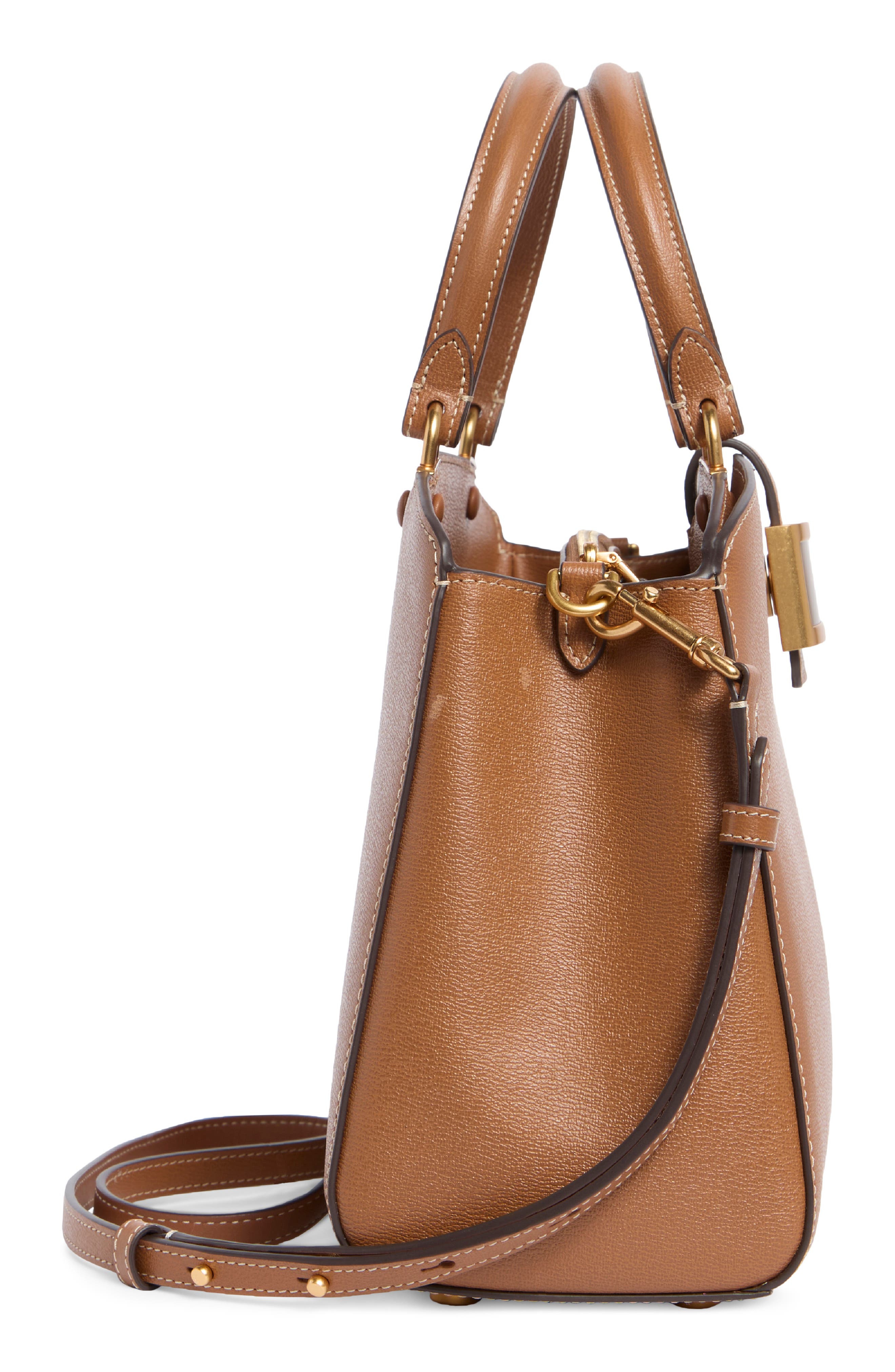 Katy Leather Satchel, Alternate, color, ALLSPICE CAKE