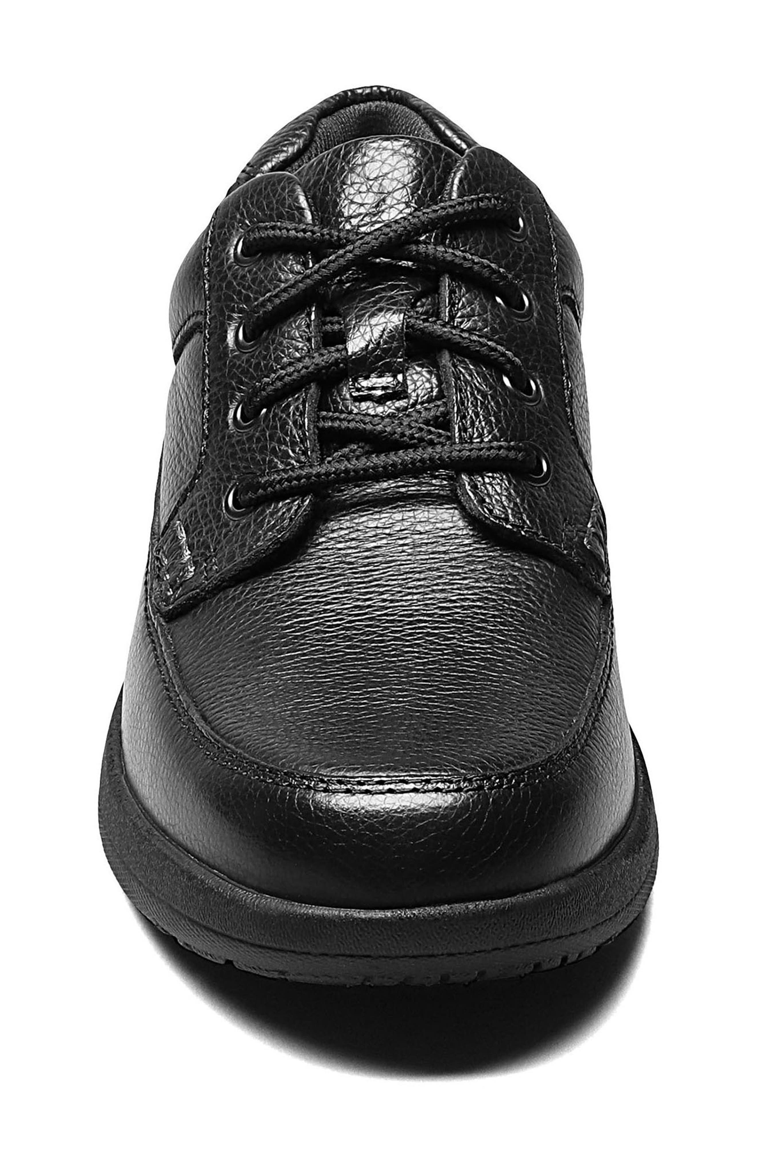 NUNN BUSH Cam Moc Toe Derby, Alternate, color, Black Tumble