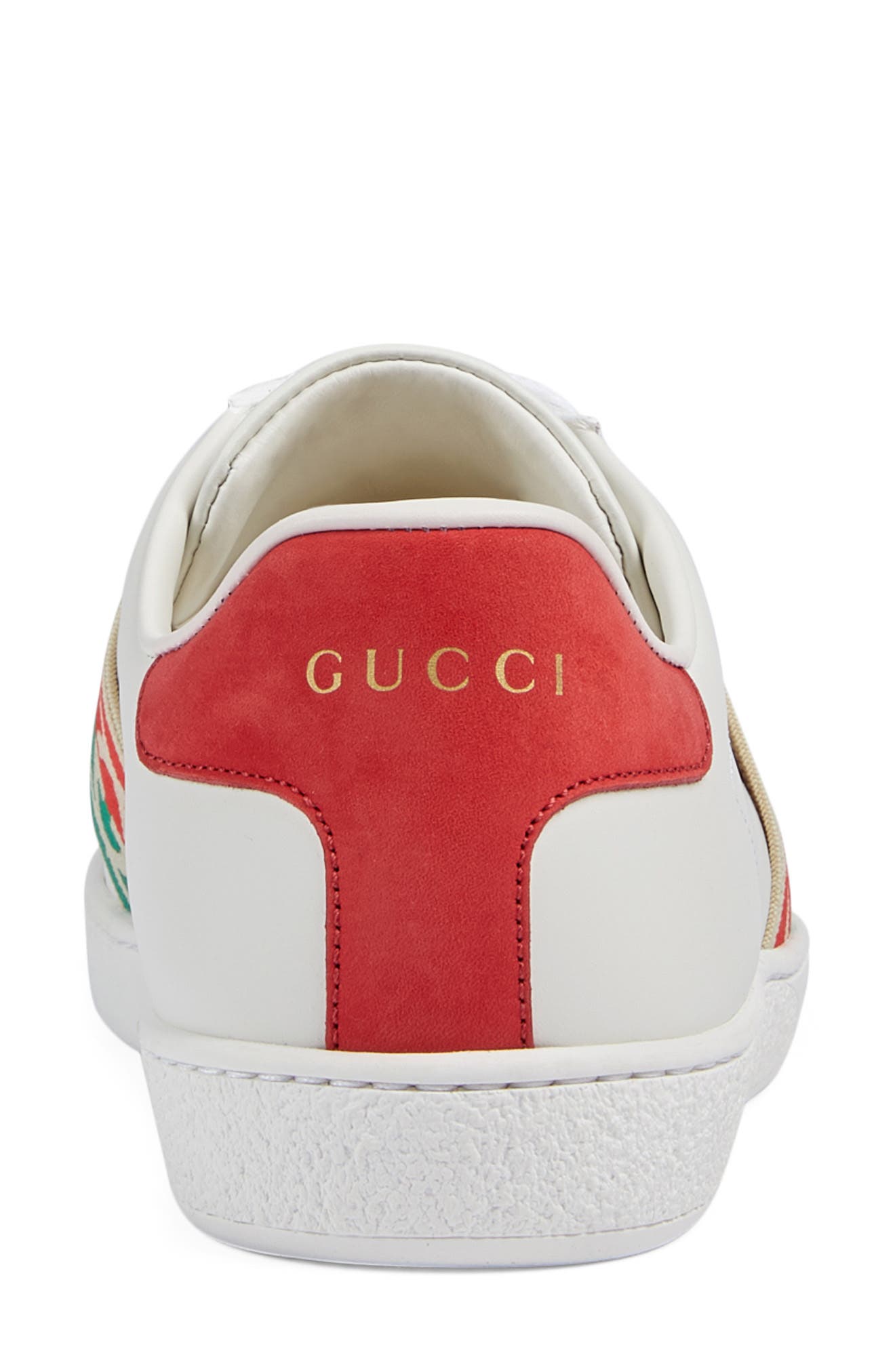 Gucci Ace Logo Band Sneaker, Alternate, color, 