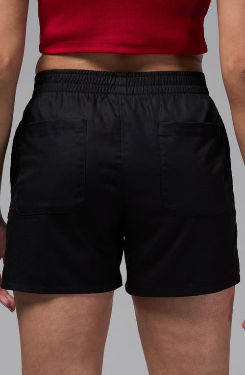 JORDAN JORDAN ROSE EMBROIDERED COTTON SHORTS