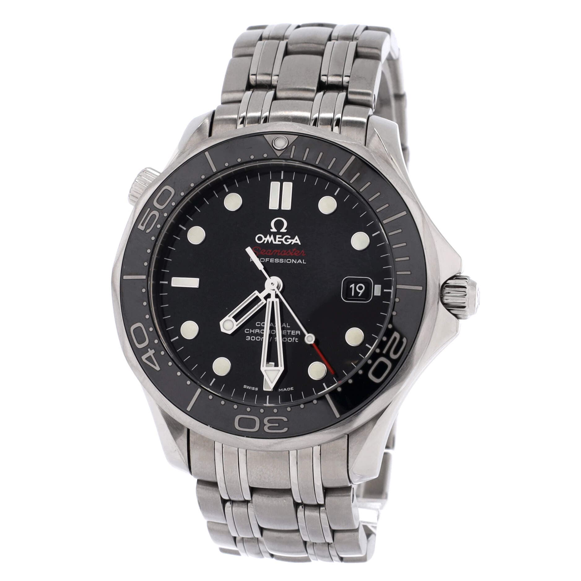 Seamaster Professional Diver 300M Co-Axial Chronometer Automatic Watch Stainless Steel 41, Alternate, color, Metallic Silver