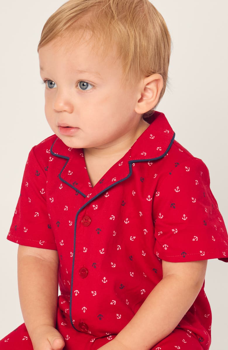 Petite Plume Summer Fitted One-Piece Pajamas, Alternate, color, 