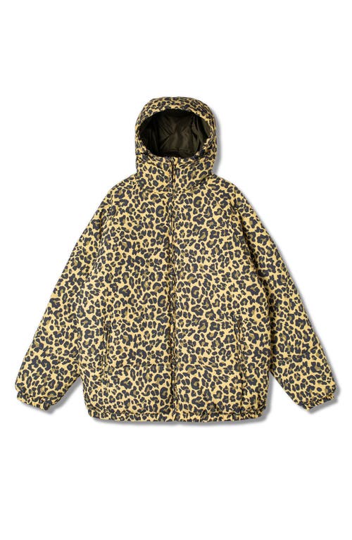 Stan Ray Ultralight Water Repellent Down Jacket In Leopard Camo