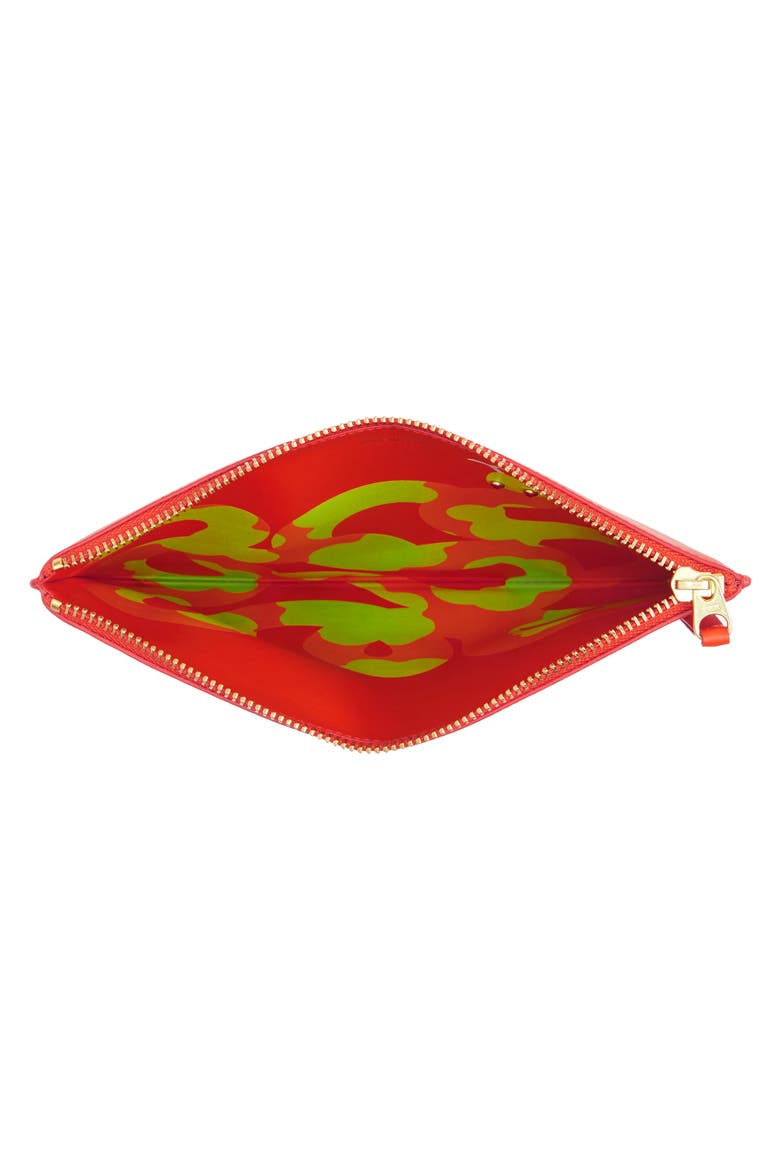 Ruby Eyes Snake Graphic Wallet, Alternate, color, ORANGE