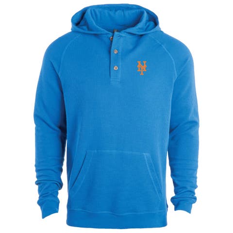 Men's Dunbrooke  Royal New York Mets Montana Lightweight Raglan Pullover Hoodie