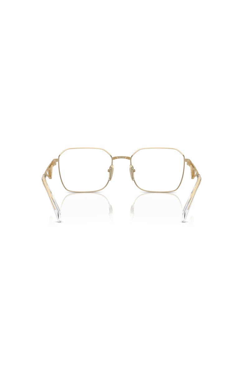 Prada 55mm Irregular optical glasses, Alternate, color, Gold